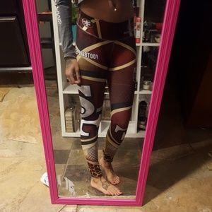 San Fran football leggings